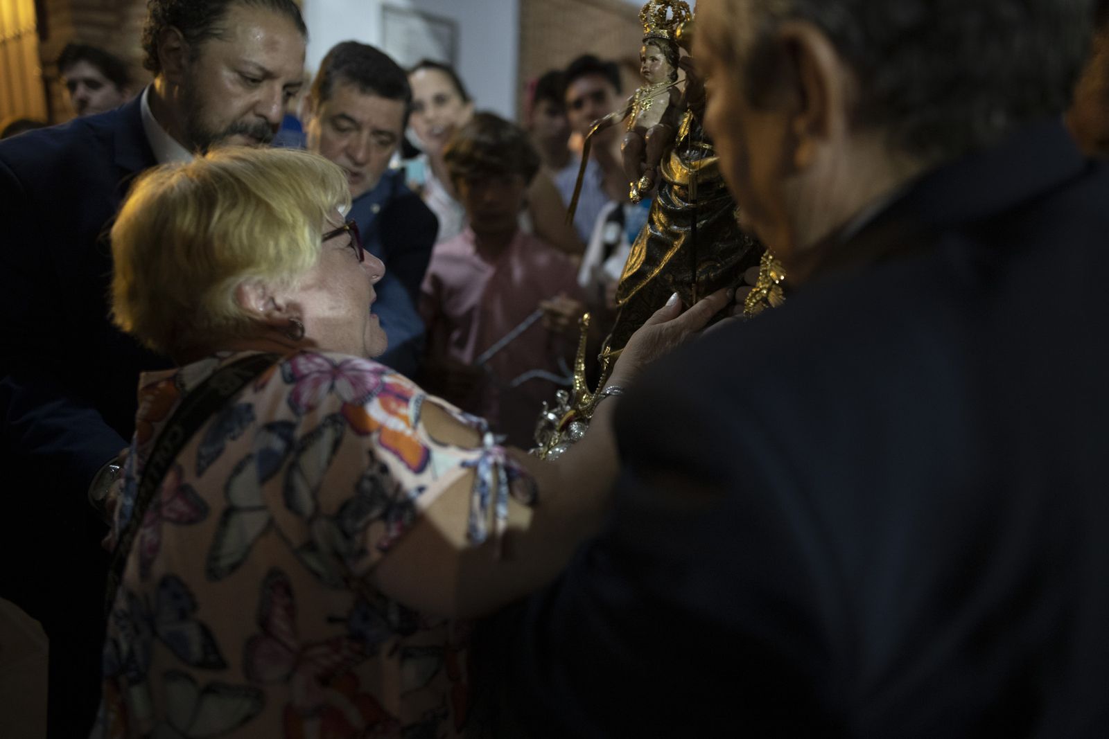 Imágenes de la recogida de la Virgen de la Cinta 2022