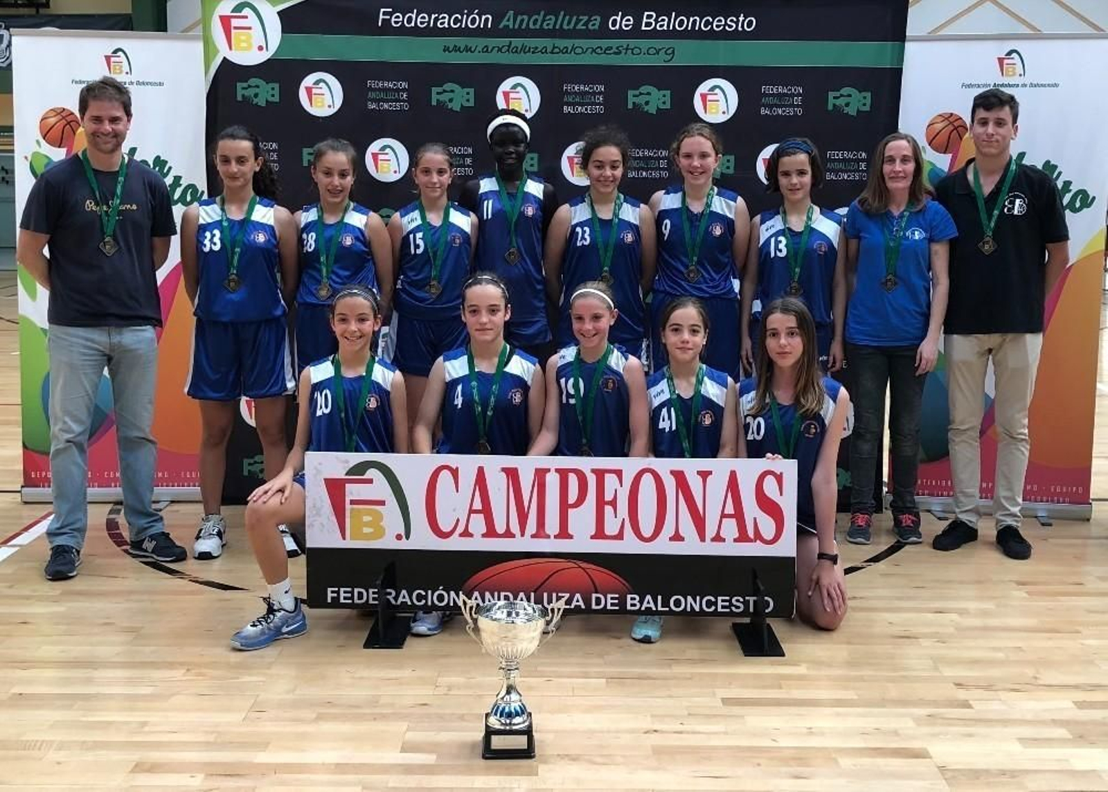 Conjunto del Cádiz Gades que acude a la cita sanluqueña.