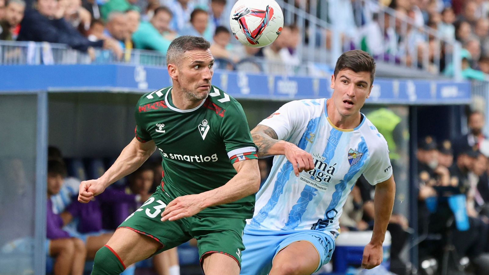 El Málaga CF - Eibar, en fotos