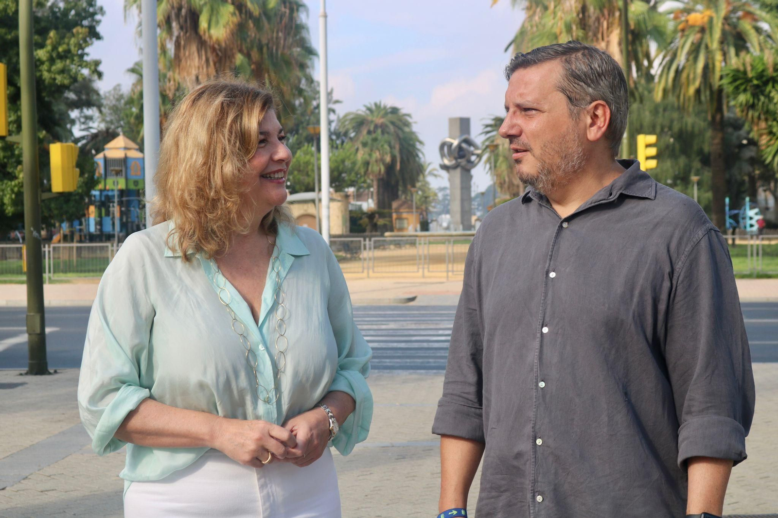 Alejandro Romero y Berta Centeno en Huelva.