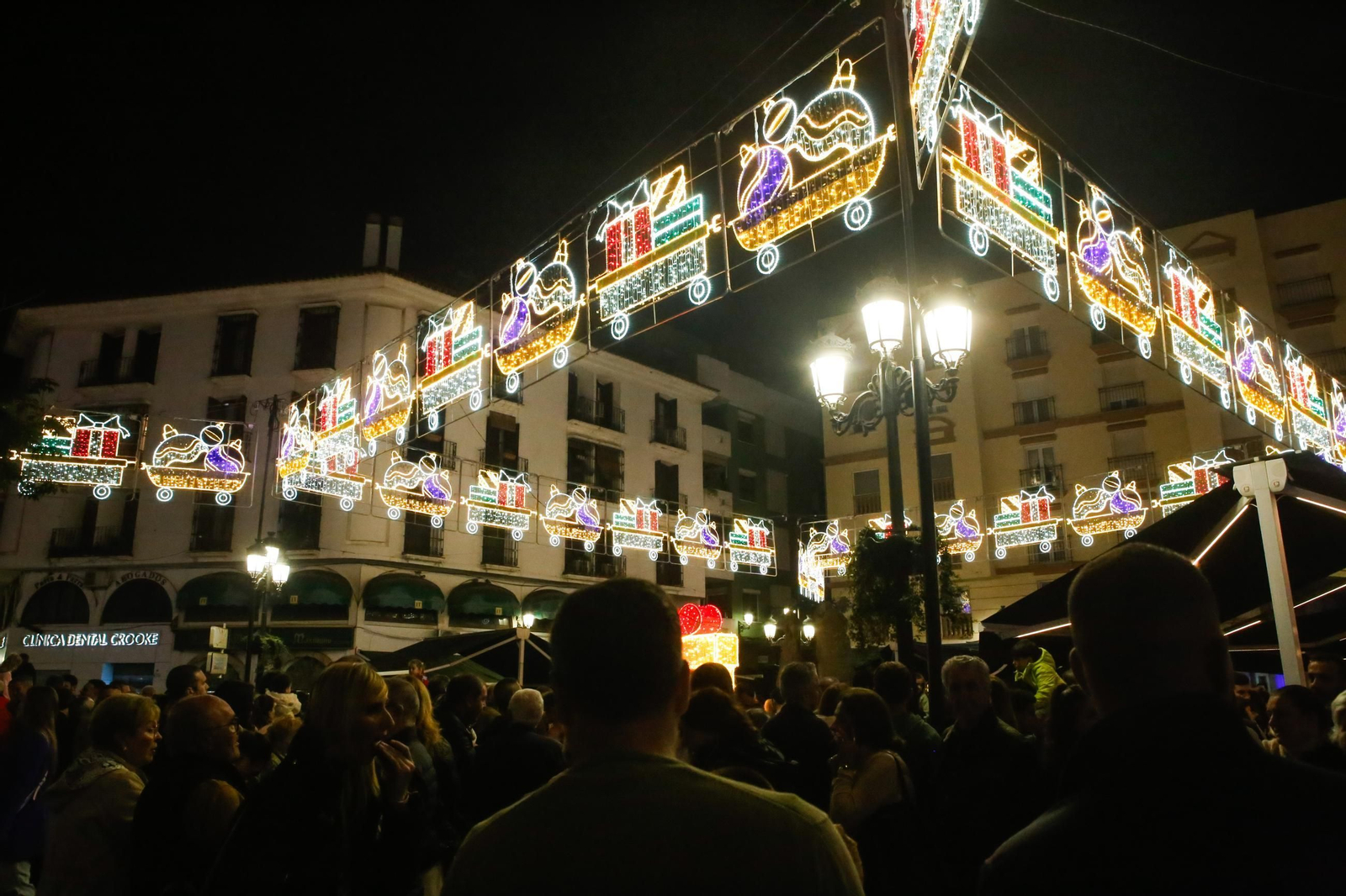 Las fotos del encendido del alumbrado navideño en La Línea Las fotos del encendido del alumbrado navideño en La Línea