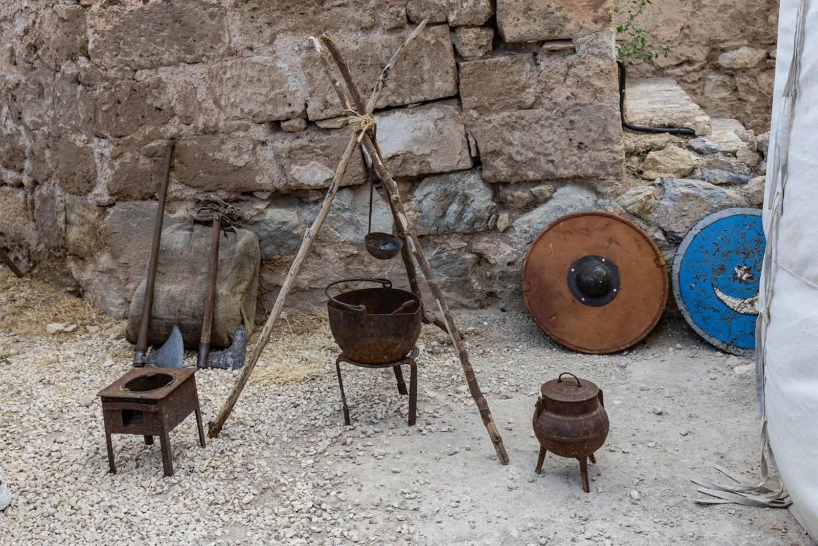 Moradores del Castillo de Jaén, recreación histórica de la Edad Media en el Cerro de Santa Catalina