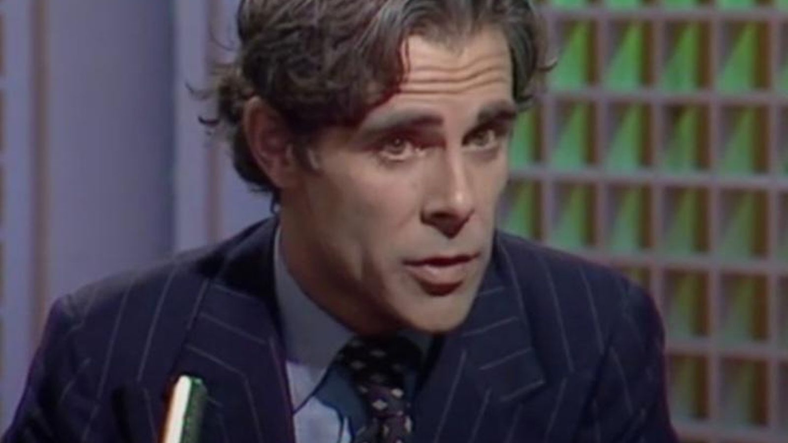 Jimmy Giménez-Arnau en la entrevista en 'Esta noche', el programa de Carmen Maura, en 1981