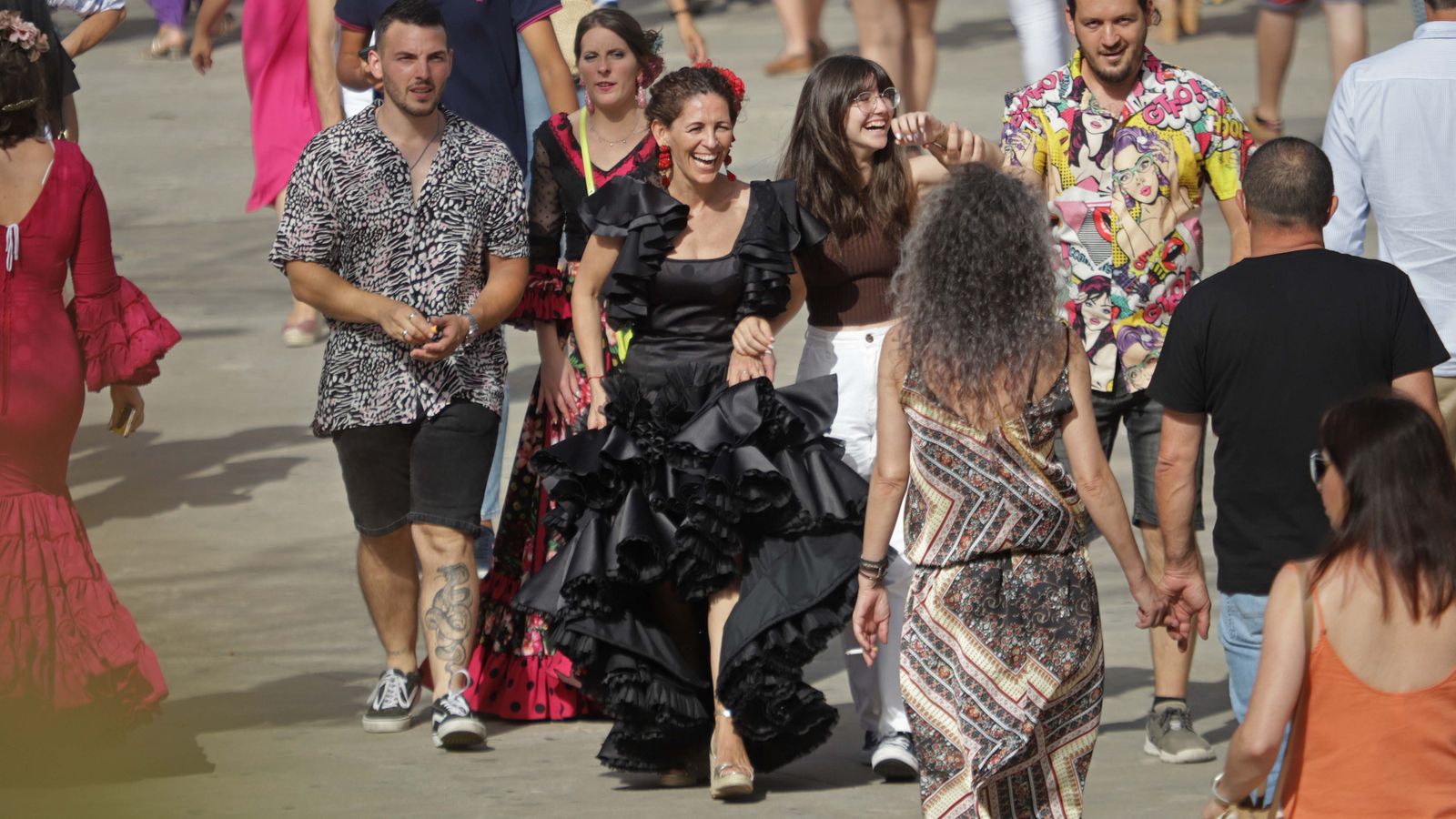 Fotos del Domingo por Sevillanas en la Feria Real de Algeciras
