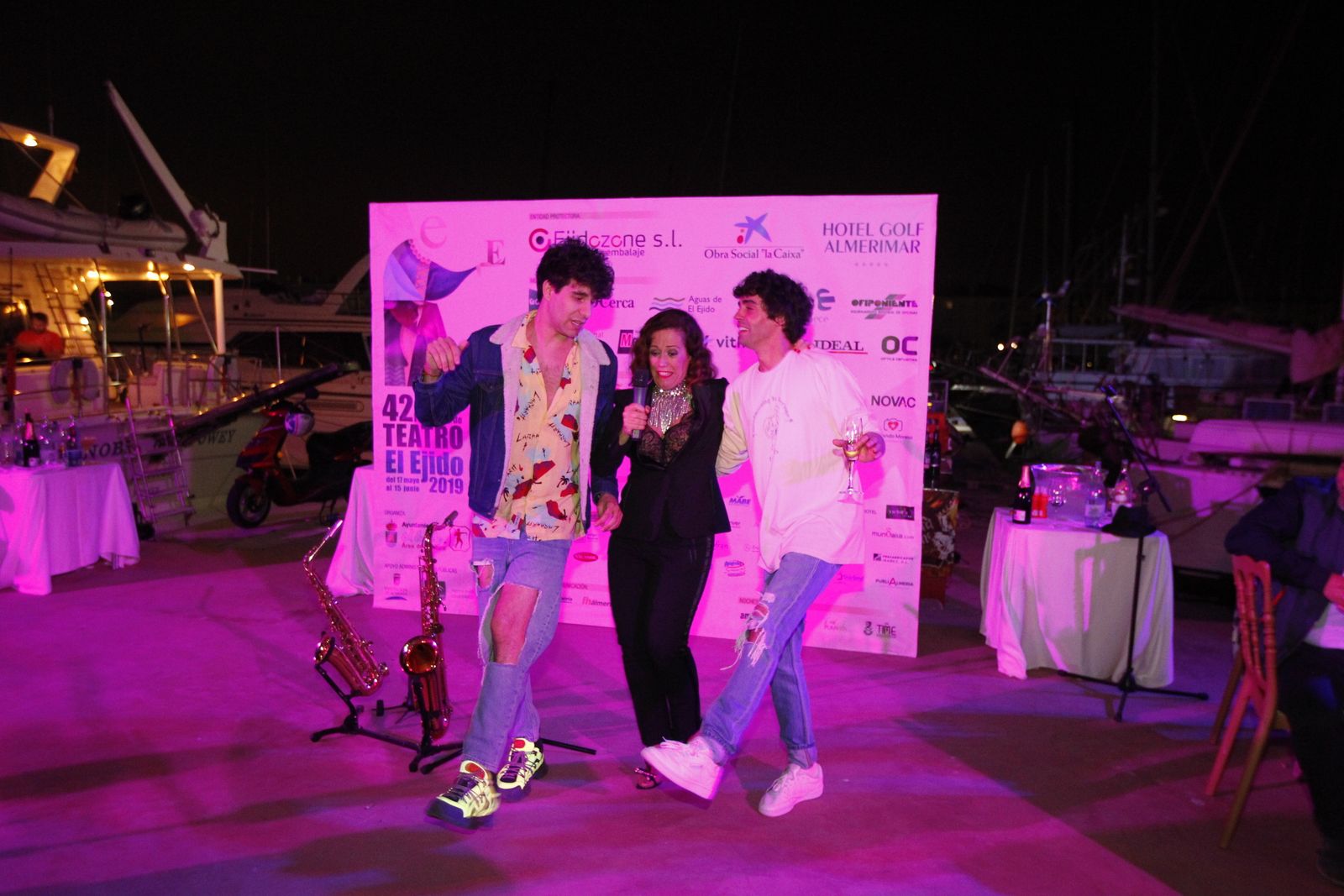 Fotogalería Teatro Comestible. Festival Teatro El Ejido. Puerto Almerimar