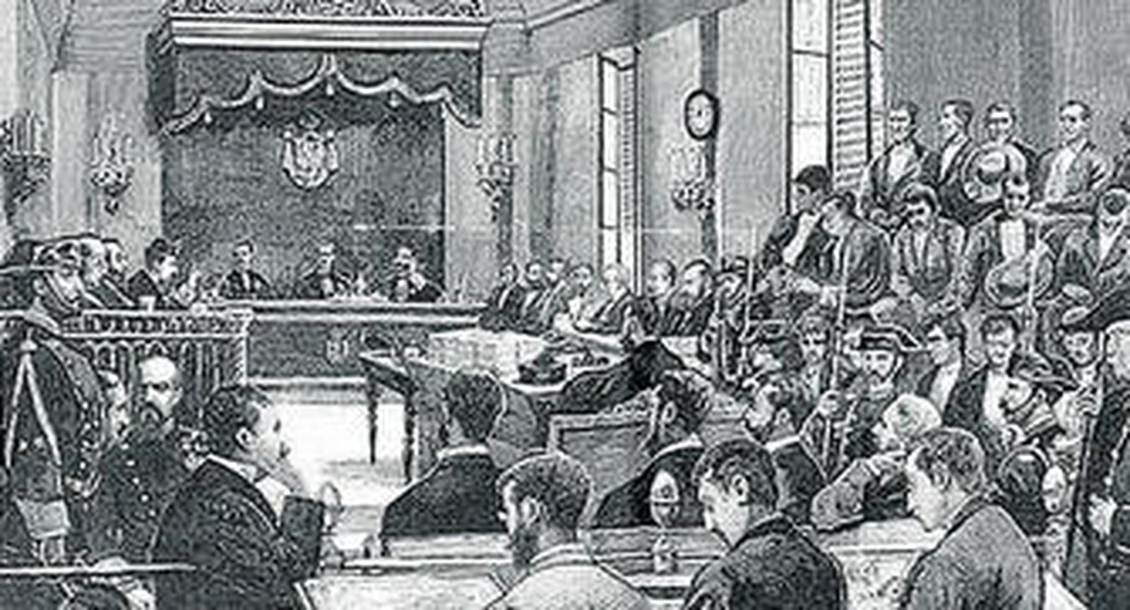 Imagen de algunos de los anarquistas que fueron detenidos bajo su presunta implicación en la Mano Negra.