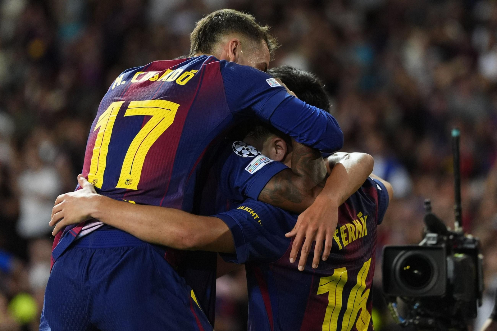 Las fotos del Barcelona-Olympiacos