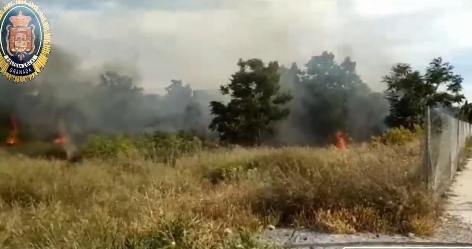 Un incendio en Casería de Montijo alerta a los vecinos