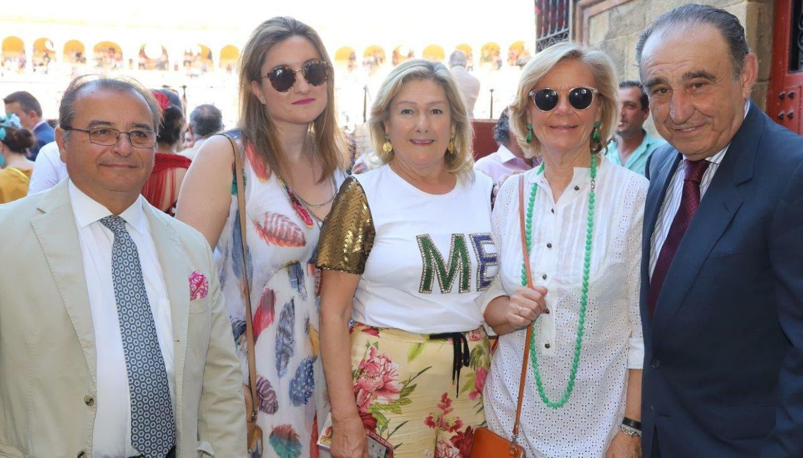 Manolo González, Mary Paz Gallardo, Mary Paz Astorga, Icha de la Lastra y Ricardo Gallardo
