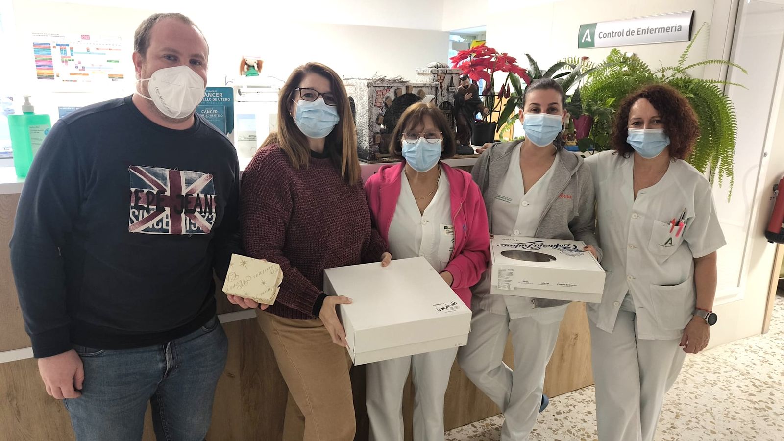 Entrega de los roscones de Reyes