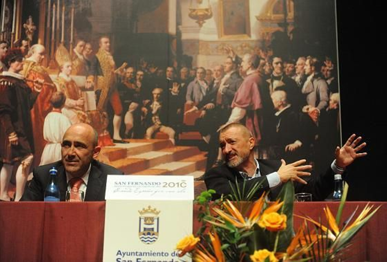 Posteriormente participó en un acto en San Fernando. /Elías Pimentel