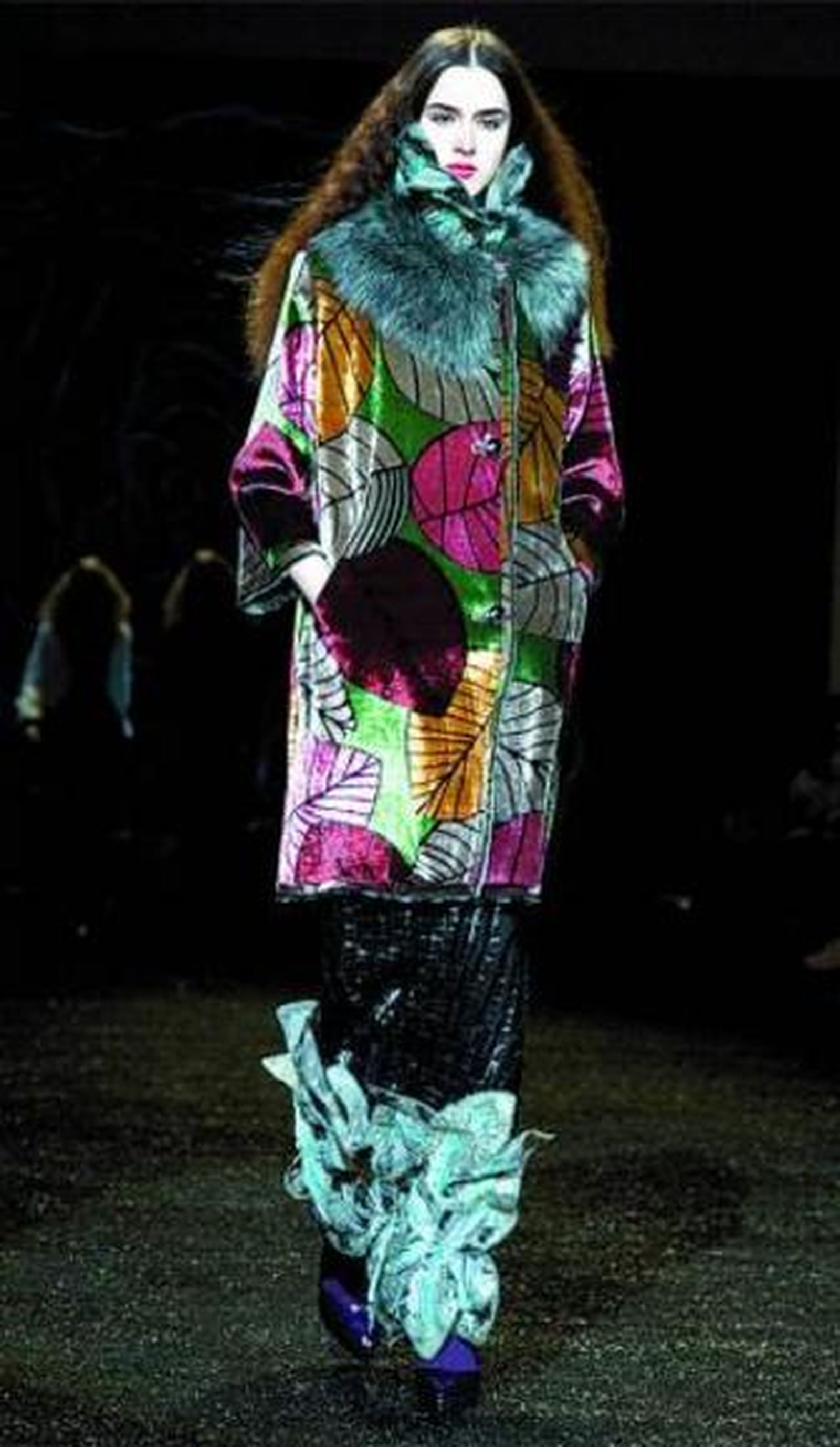 Custo da color al otoño e invierno en su desfile de Nueva York