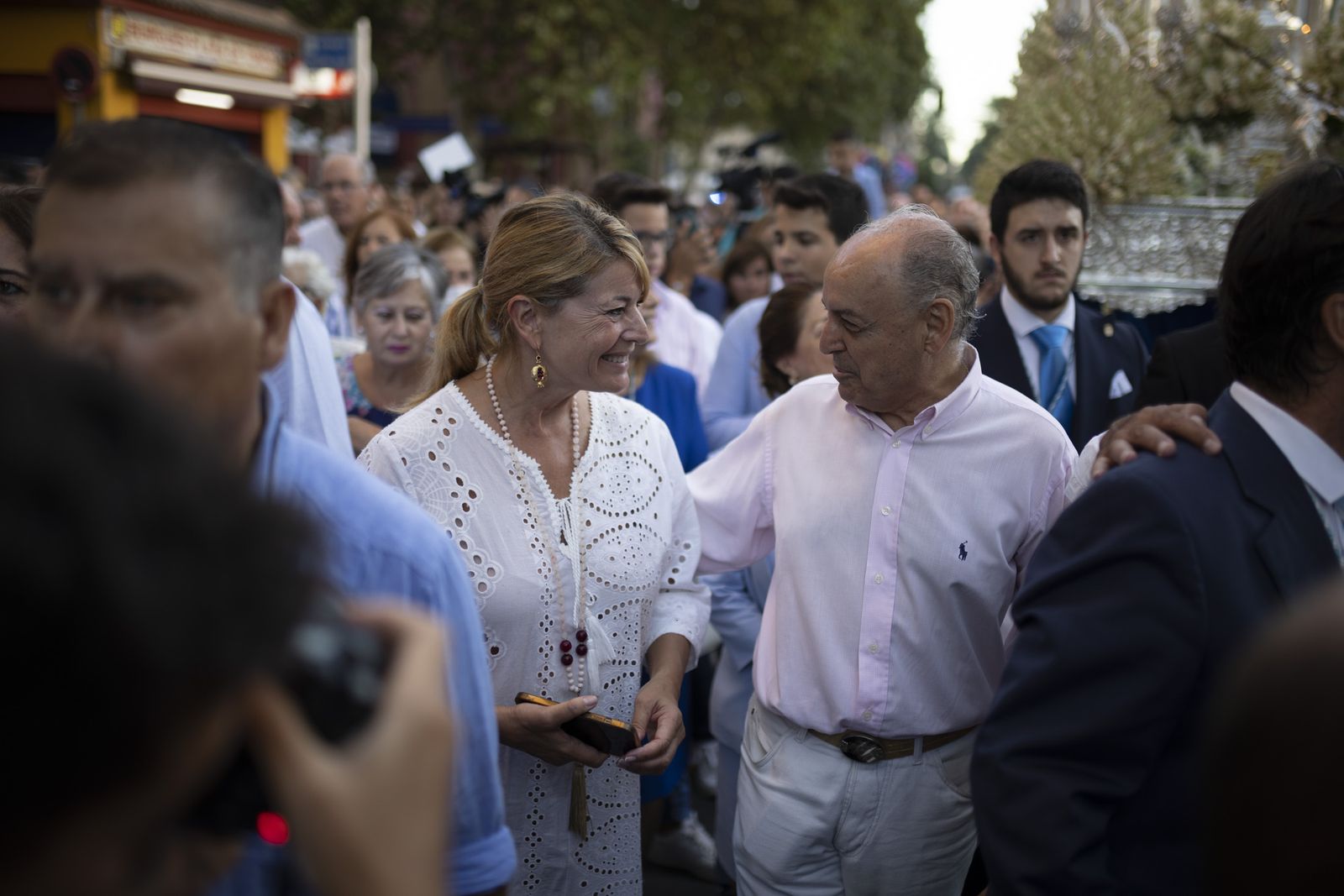 Imágenes de la salida de la Virgen de la Cinta desde la Catedral hacia el Santuario