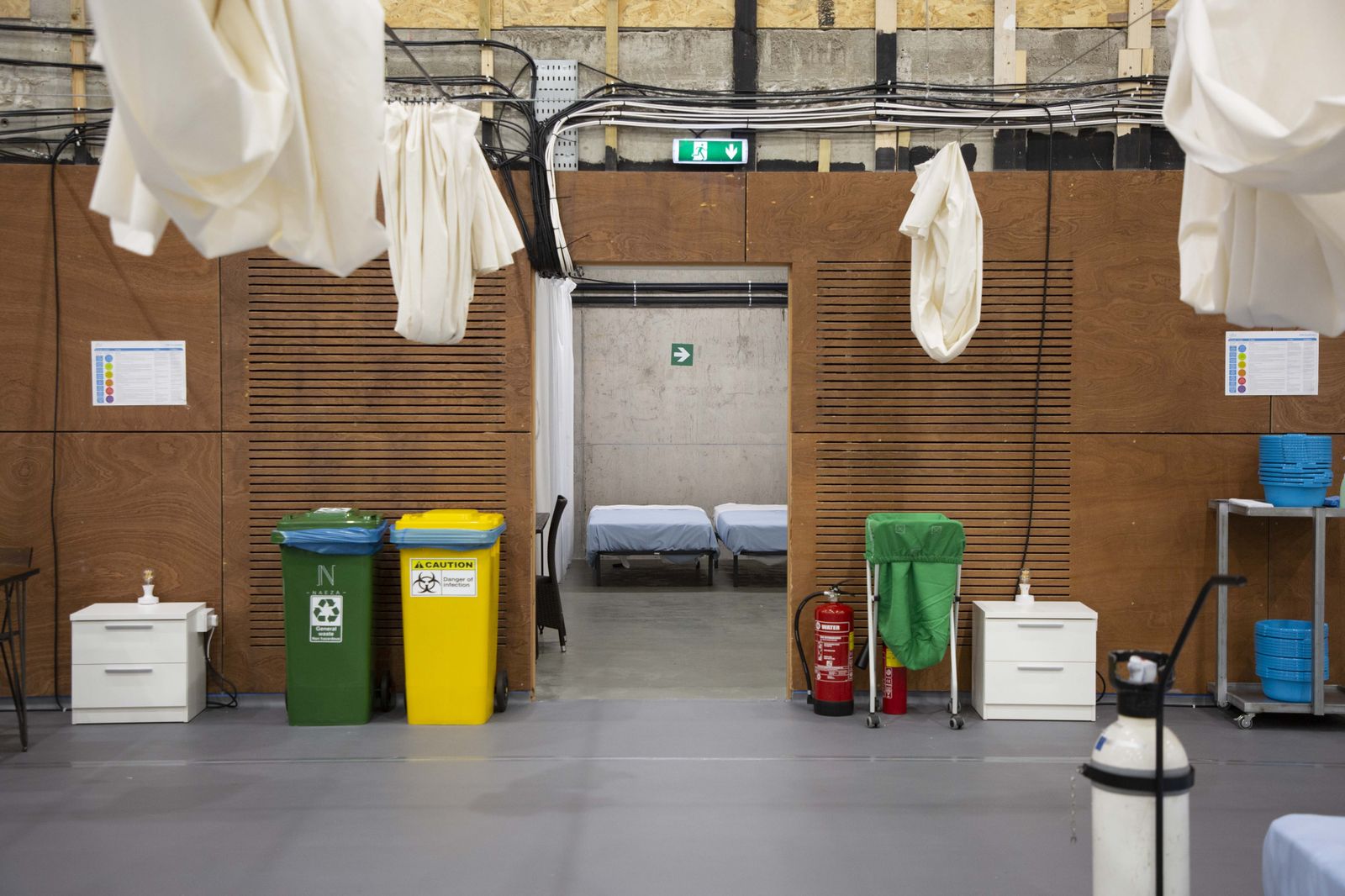 Hospital de campaña en Gibraltar