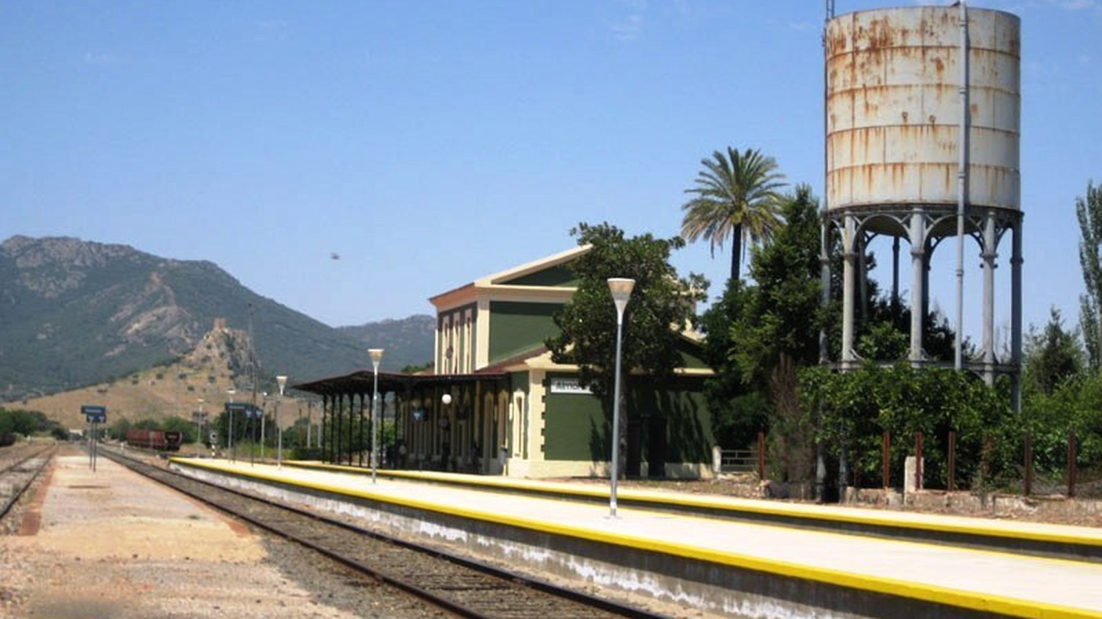 La antigua estación de Almorchón.