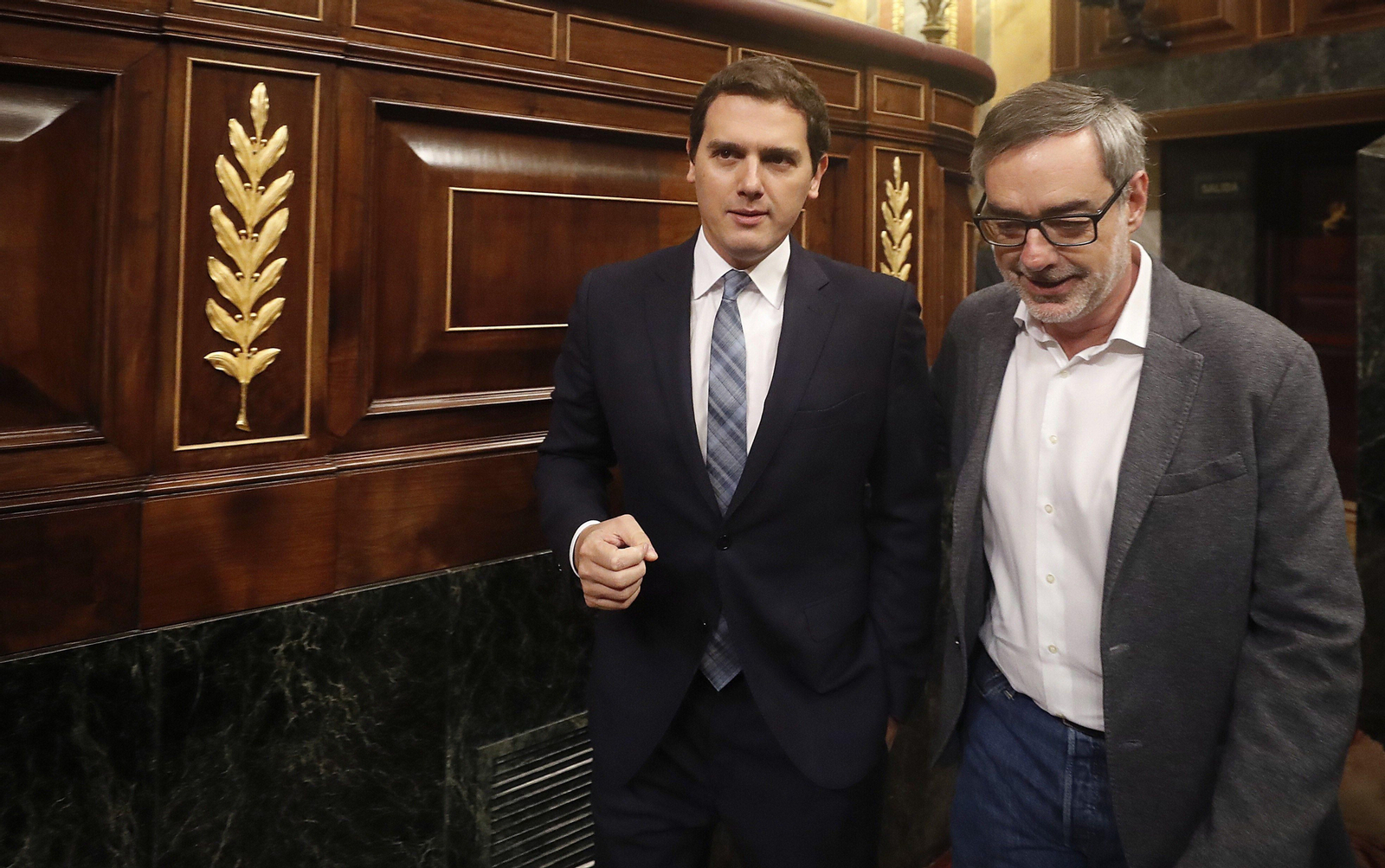 Albert Rivera y José Manuel Villegas.