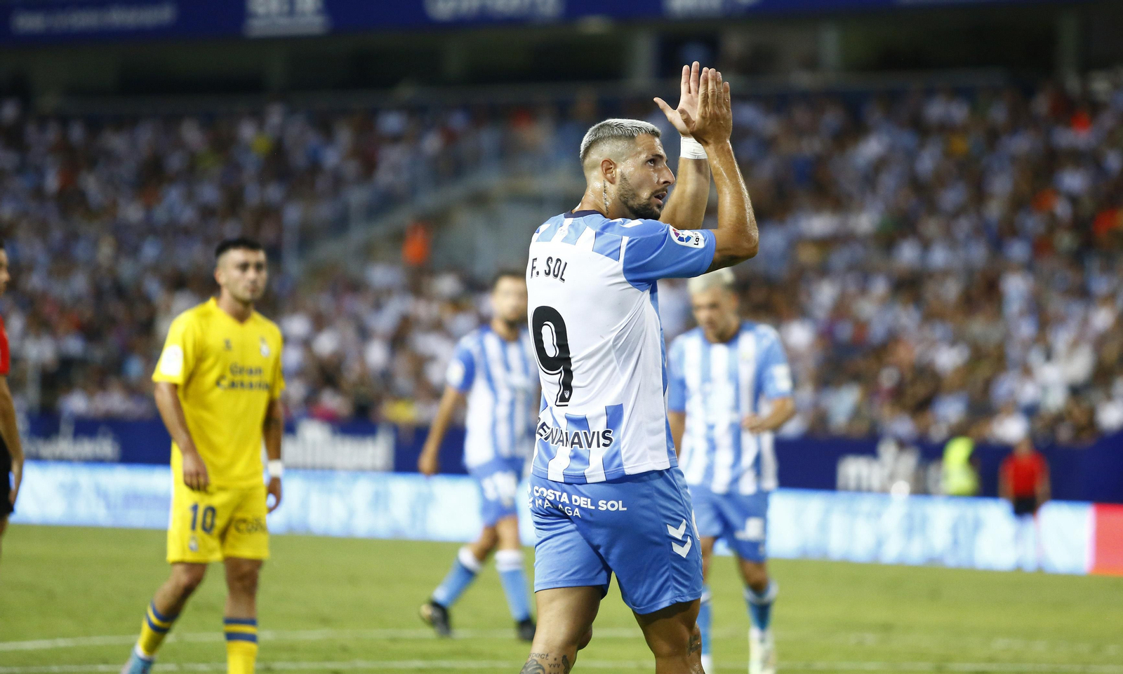 El Málaga-UD Las Palmas, en fotos