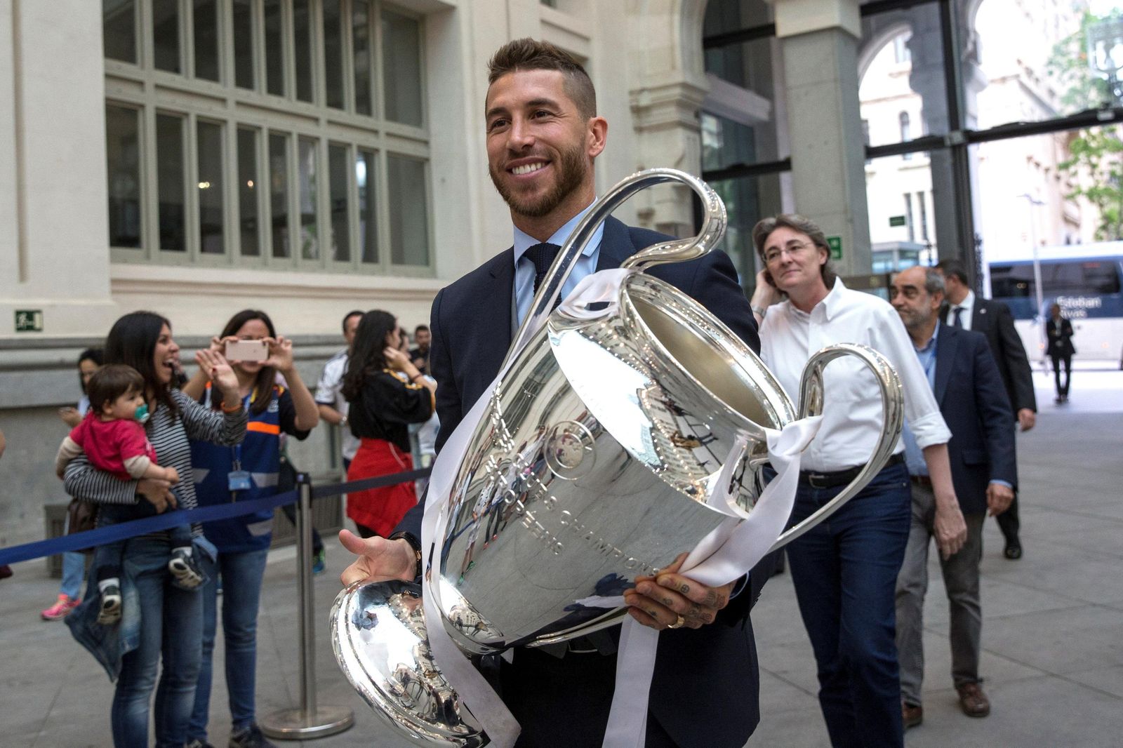 El Real Madrid celebra su decimotercera Champions