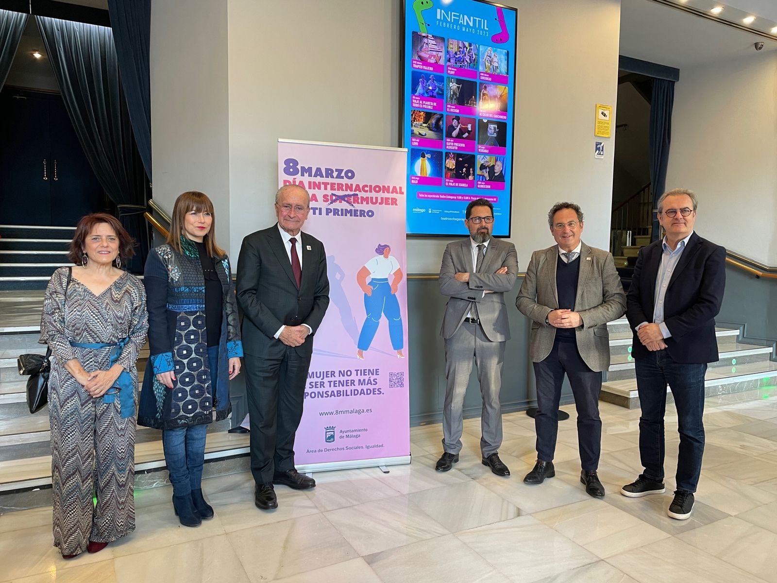 El Teatro Cervantes de Málaga acoge este jueves la gala por el Día de la Mujer