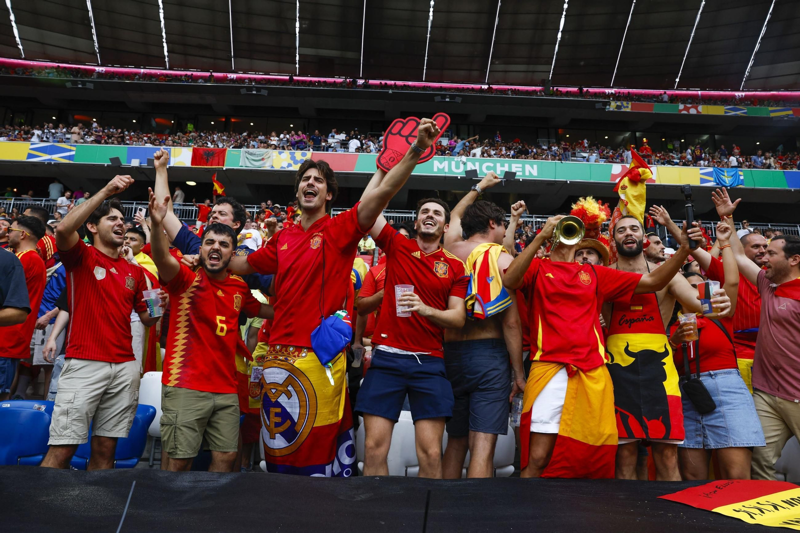 Las mejores imágenes del España - Francia