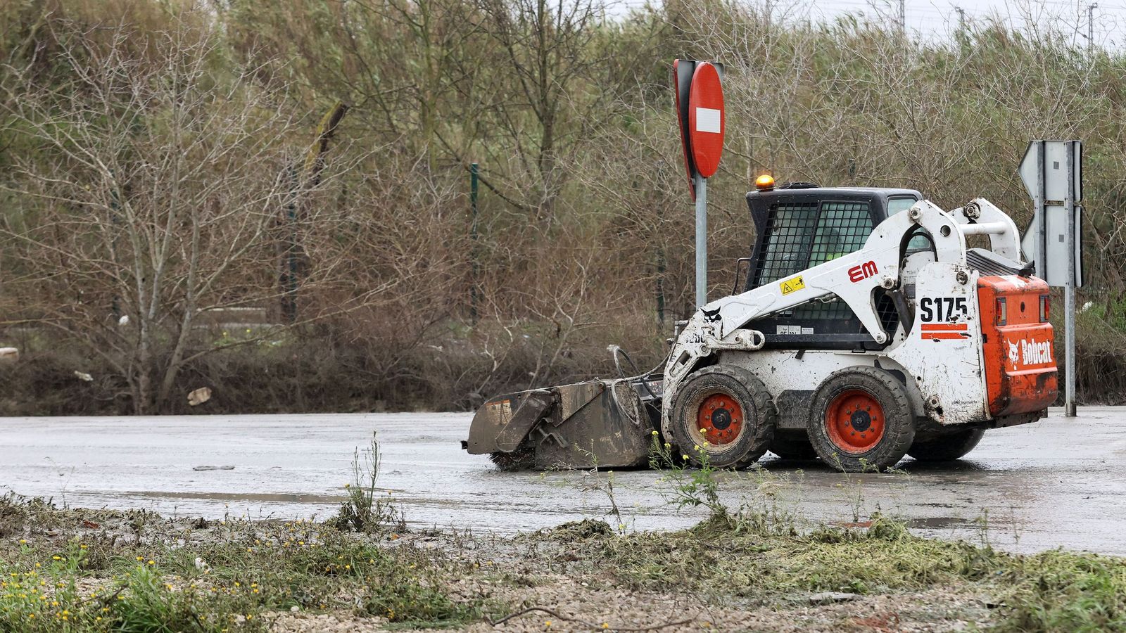 Ruta por la zona rural inundada de Jerez