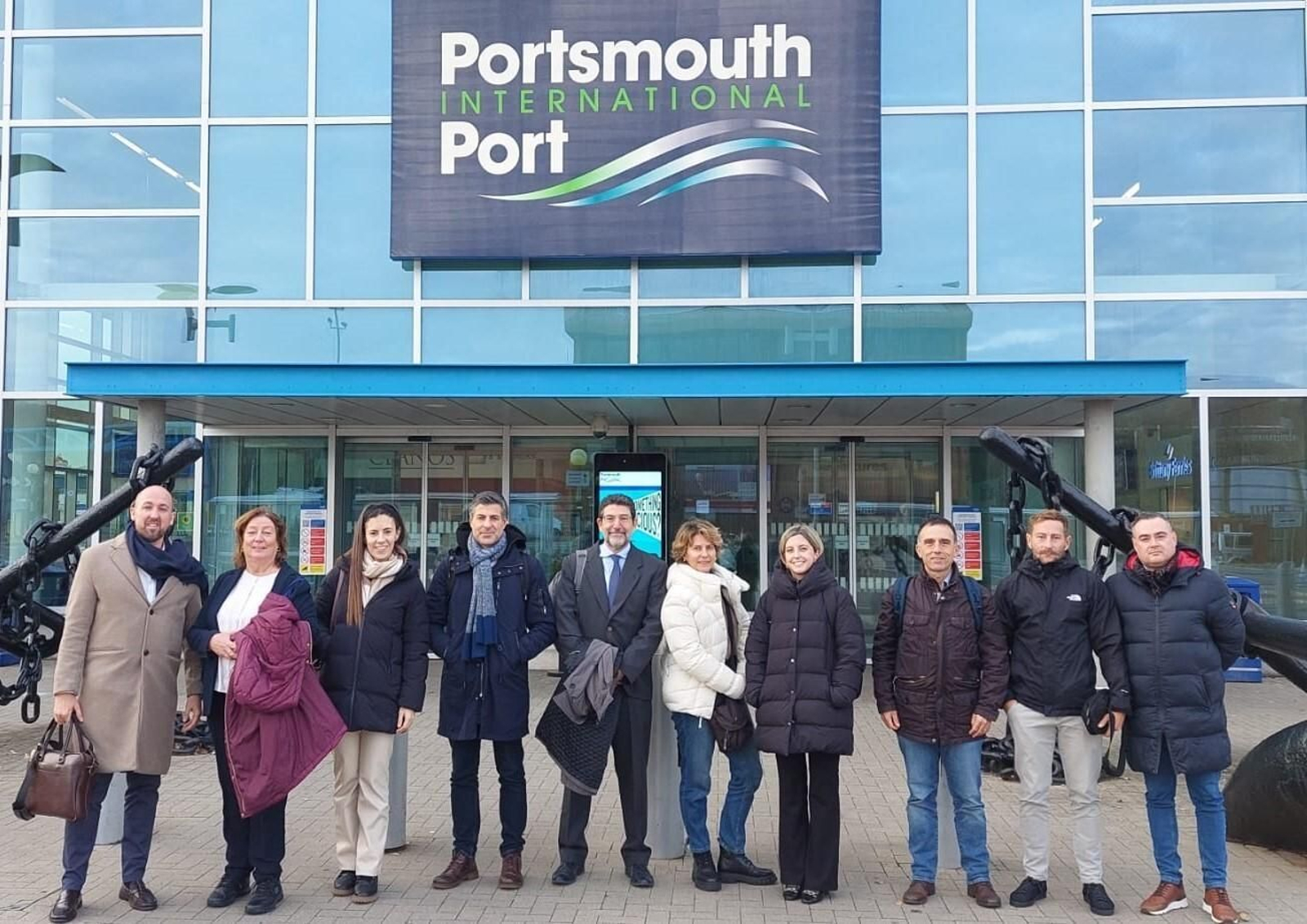 La misión comercial de la APBA en Portsmouth.