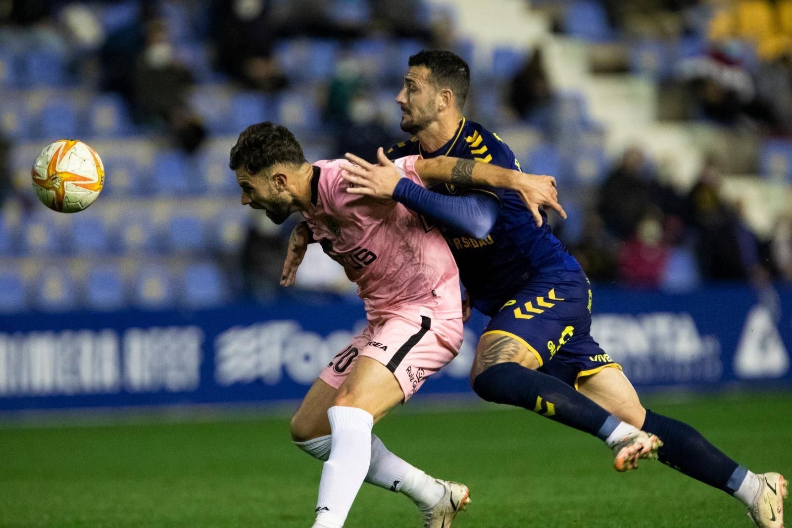 Las fotos del UCAM Murcia - Real Balompédica (1-0)