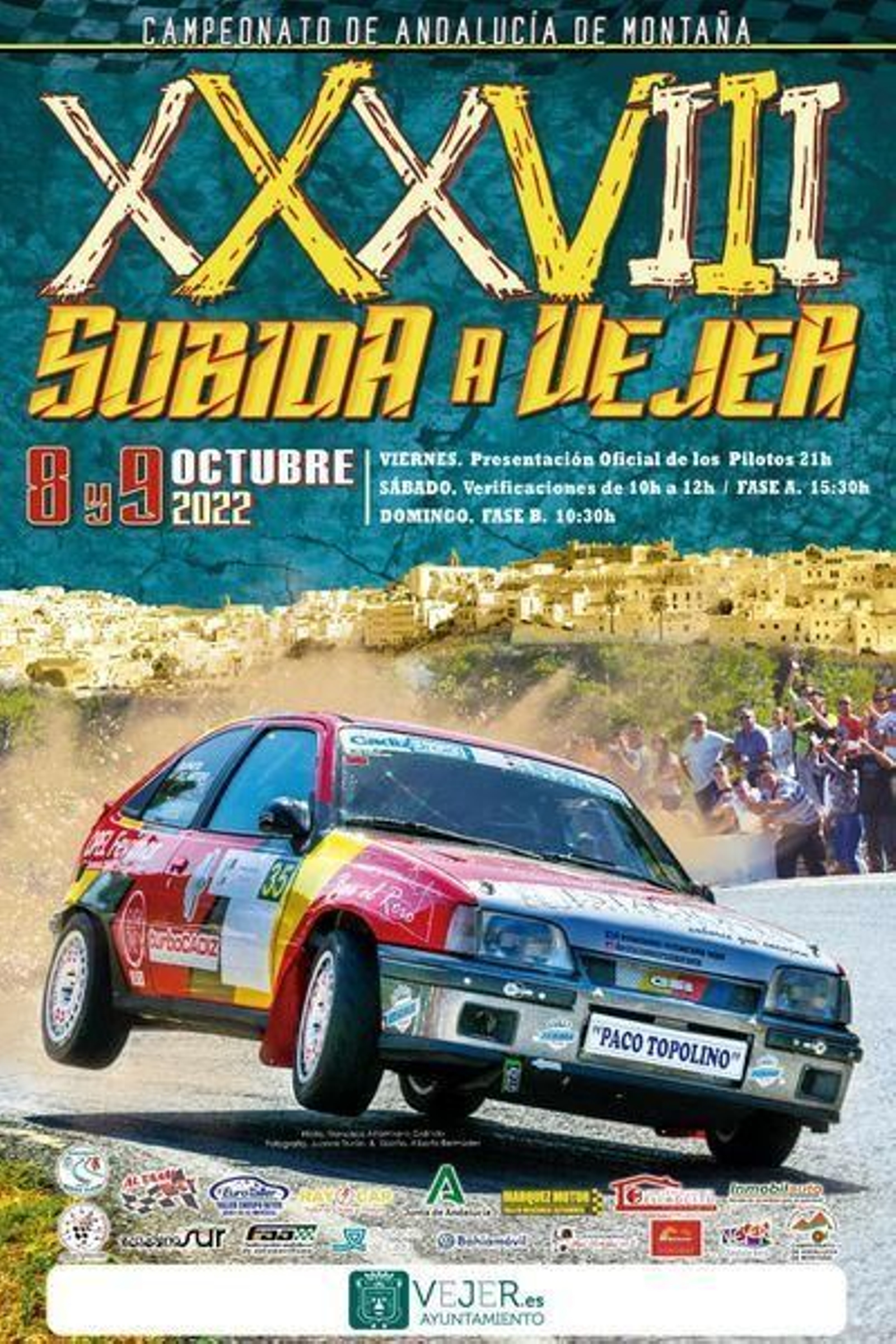 Cartel de la XXXVIII Subida a Vejer.