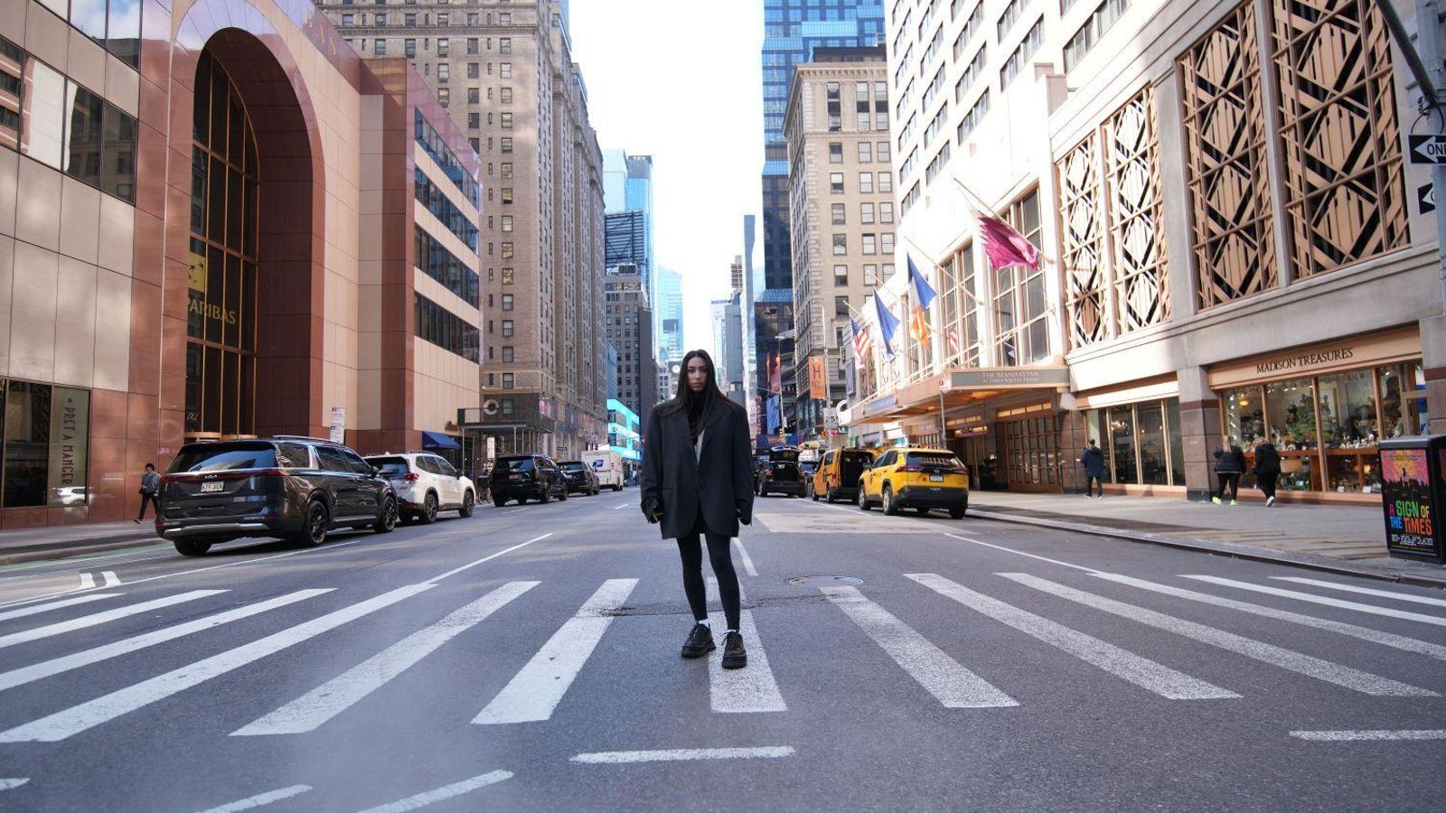 María José Llergo, en Nueva York.