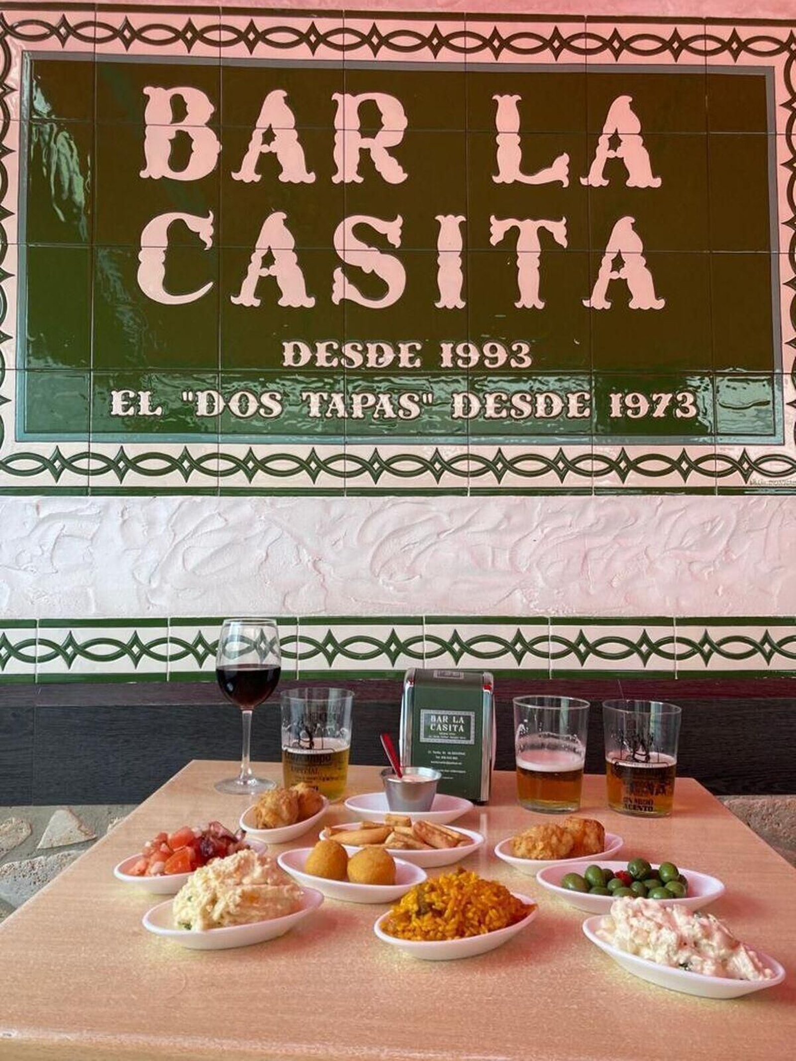 Tapas de Bar La Casita.