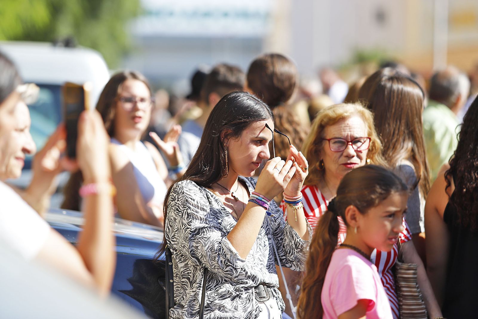 Imágenes de la procesión de San Francisco de Asís por las calles de Pérez Cubillas