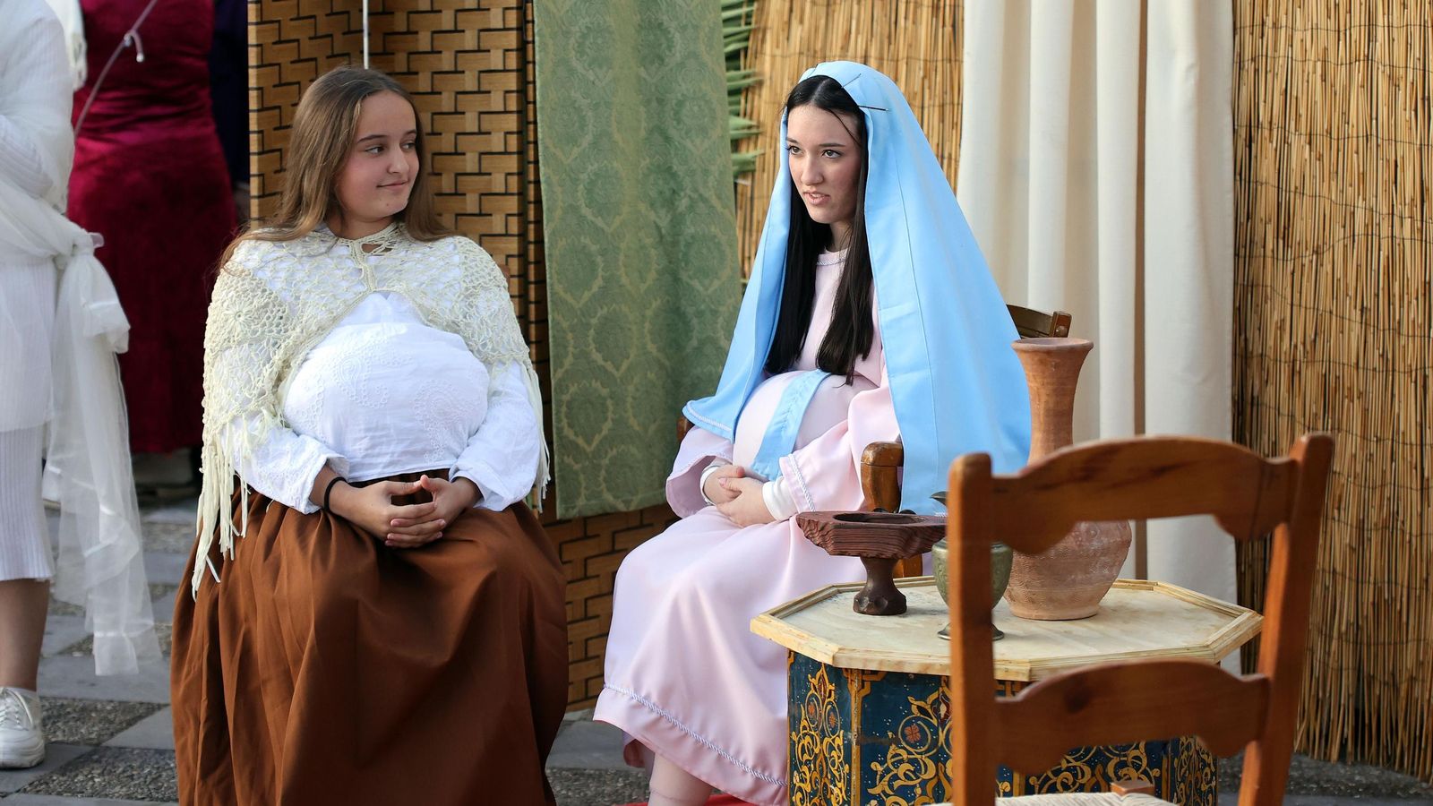 Imágenes del Belén Viviente de la plaza San Lucas en Jerez