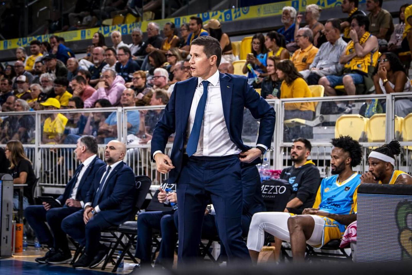 Jaka Lakovic en un partido del Gran Canaria.