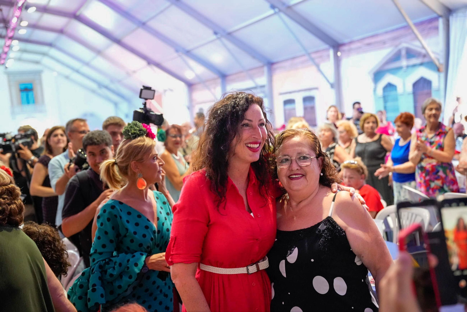 Las fotos de la comida de homenaje a la mujer en la Feria de Almería