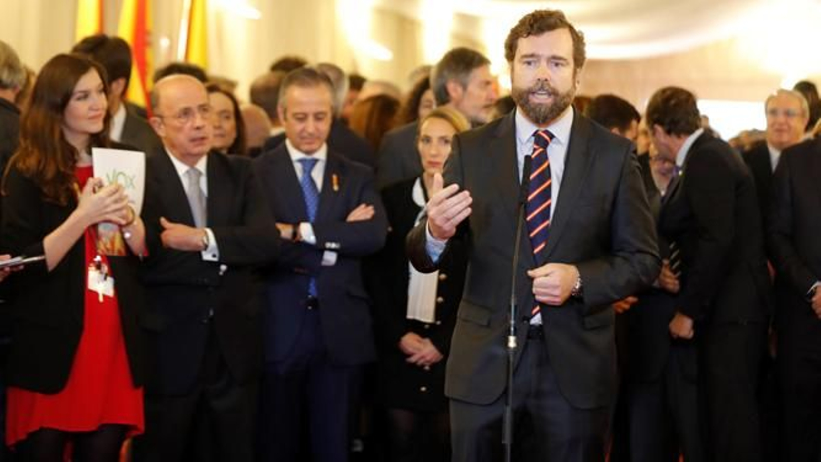 El portavoz parlamentario de Vox, Iván Espinosa de los Monteros. El portavoz parlamentario de Vox, Iván Espinosa de los Monteros.