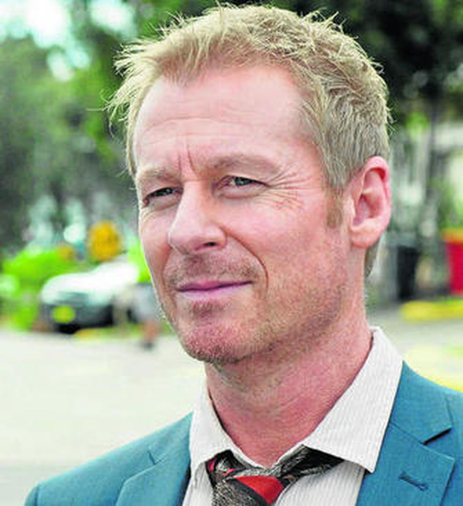 Richard Roxburgh como el abogado protagonista de 'Rake'.