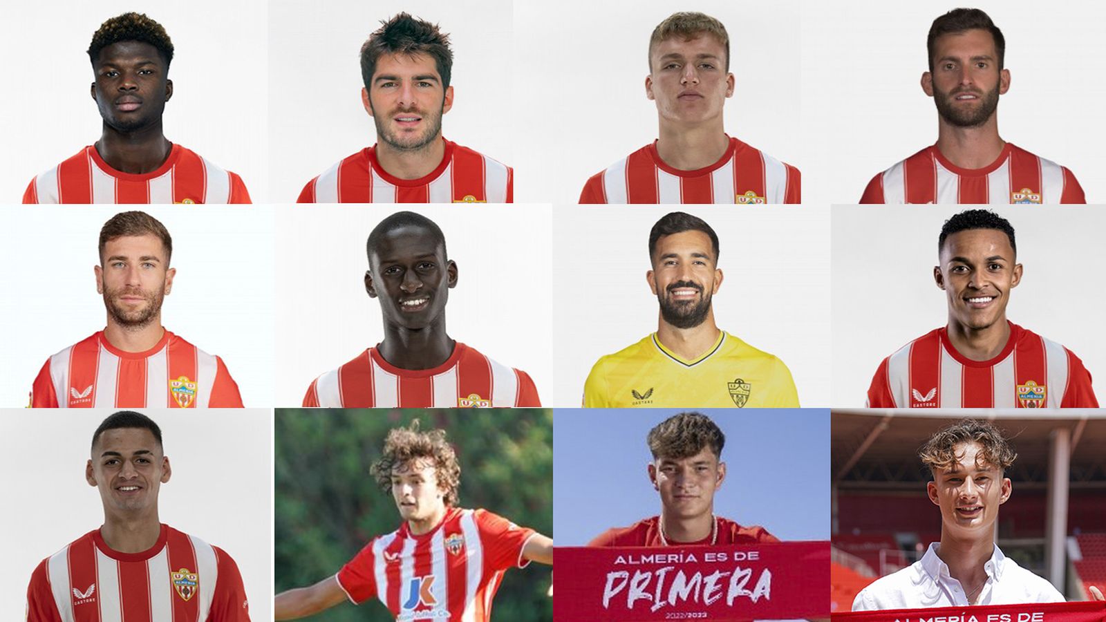 Los 12 fichajes de la UD Almería