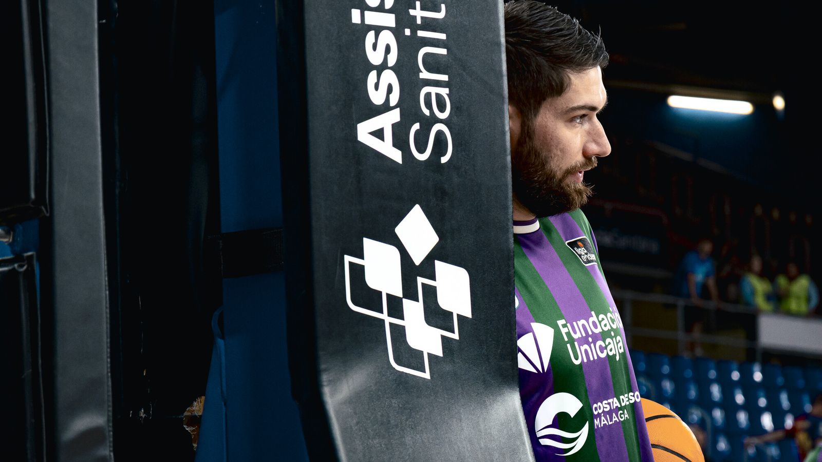 Barça-Unicaja: Calentamiento en el Palau Blaugrana