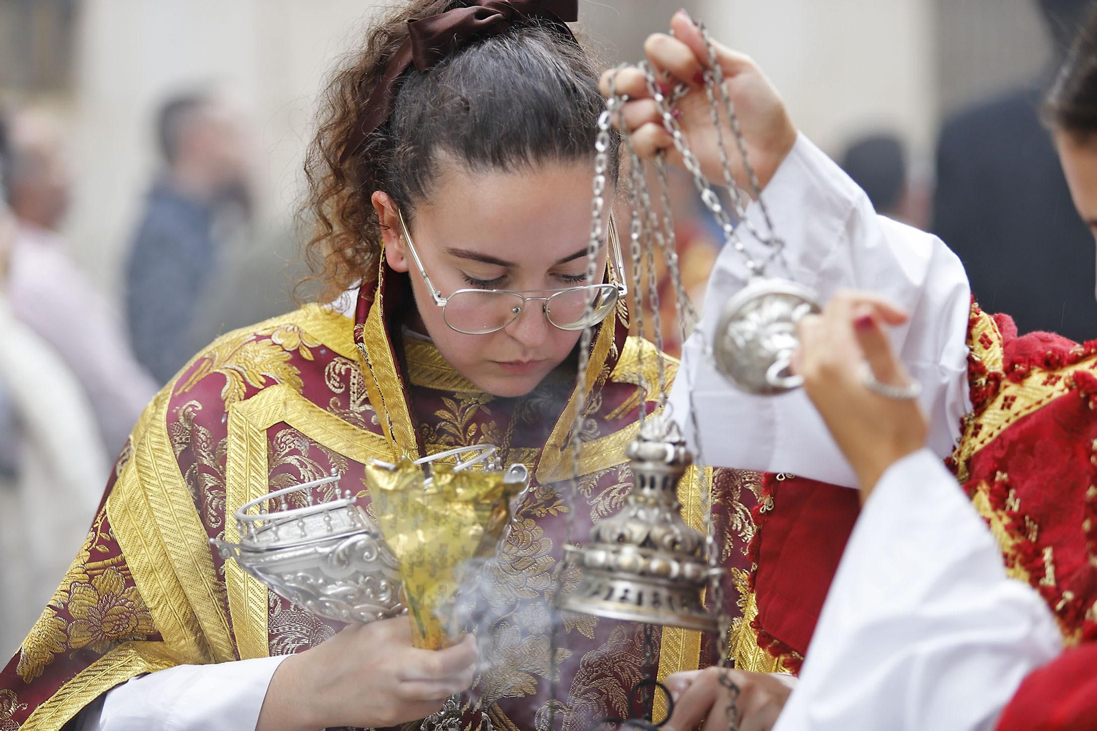Imágenes de la salida extraordinaria de la Virgen del Rocío y Esperanza