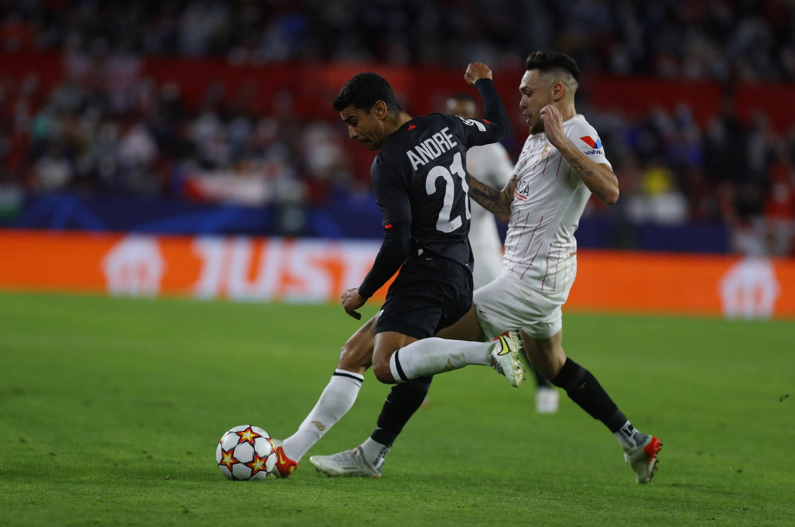 Las imágenes del Sevilla-Lille