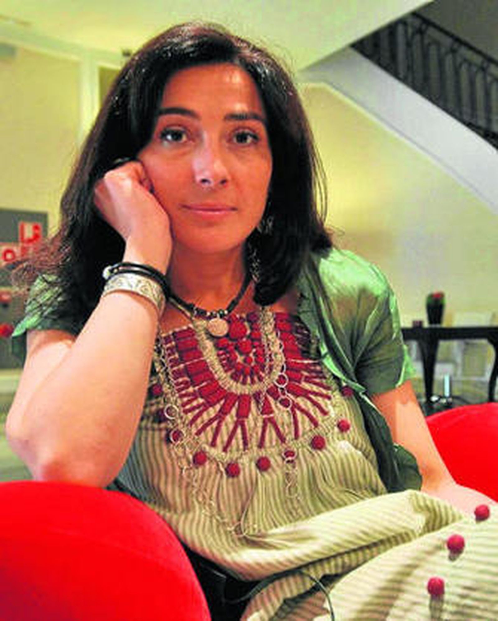 Cristina López Barrio, en un céntrico hotel sevillano.