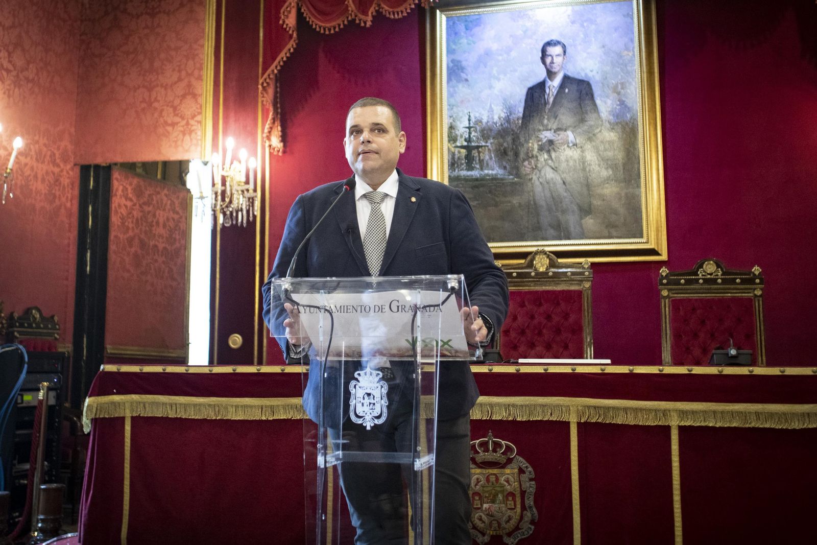 El concejal de Vox en el Ayuntamiento de Granada, Onofre Miralles