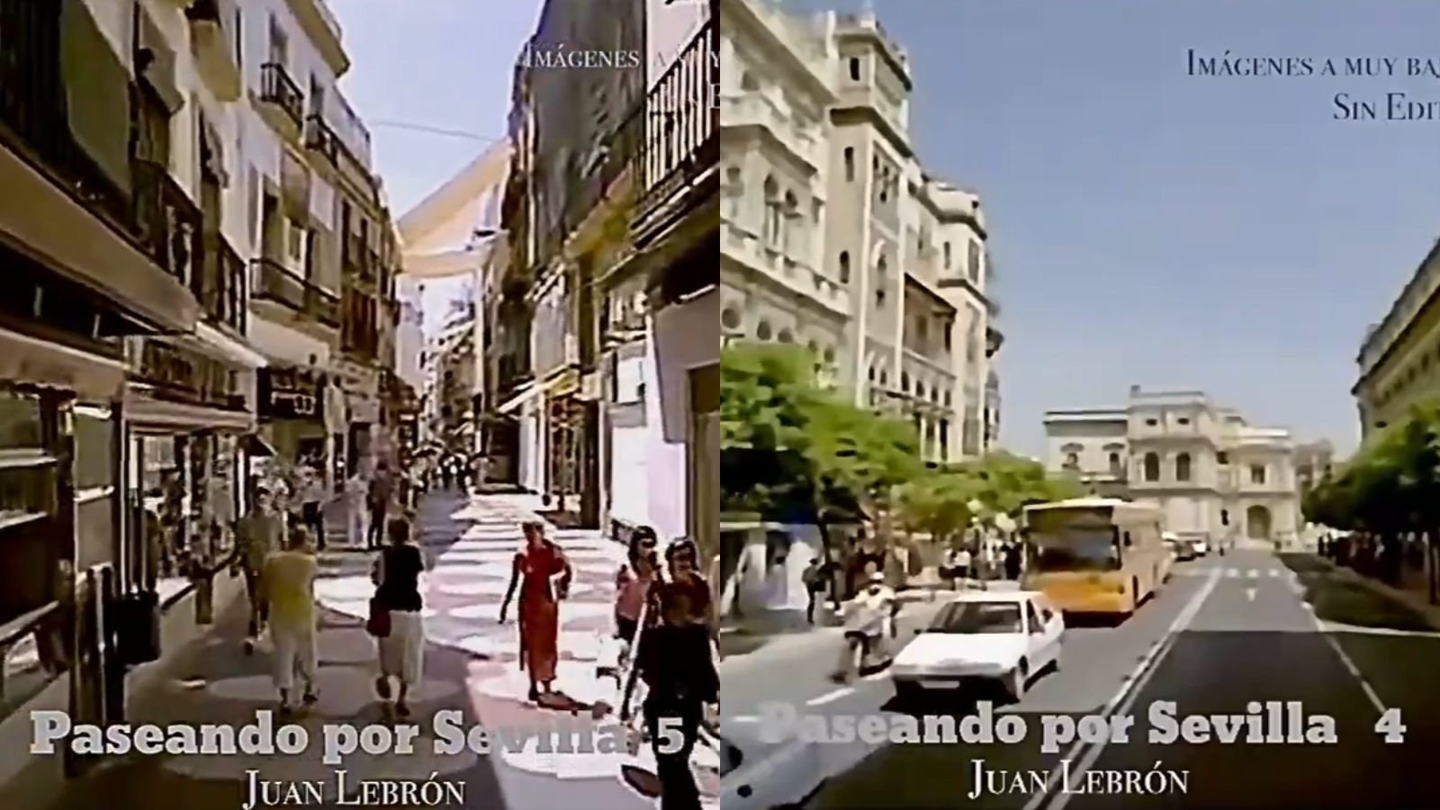 Vídeos inéditos publicados por Juan Lebrón, productor de cine y televisión