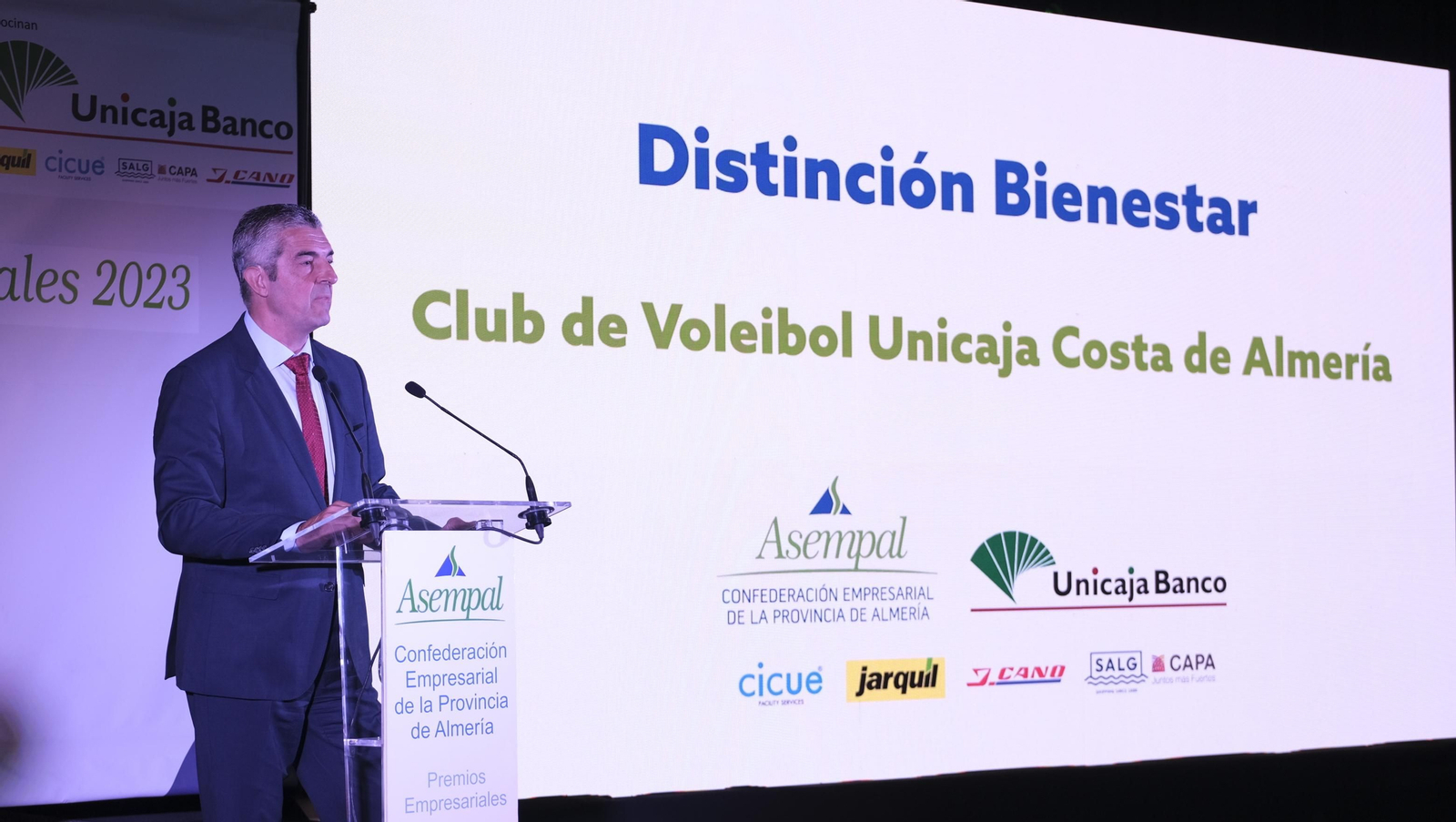 Imágenes de la gala de entrega de los Premios Asempal 2023, en el Hotel Playadulce