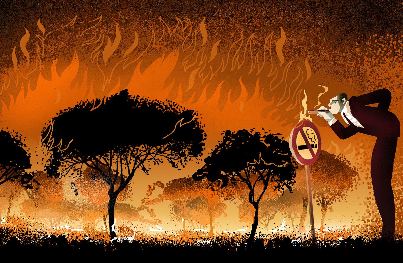 El cielo y la tierra están locos  de remate. La humanidad, más