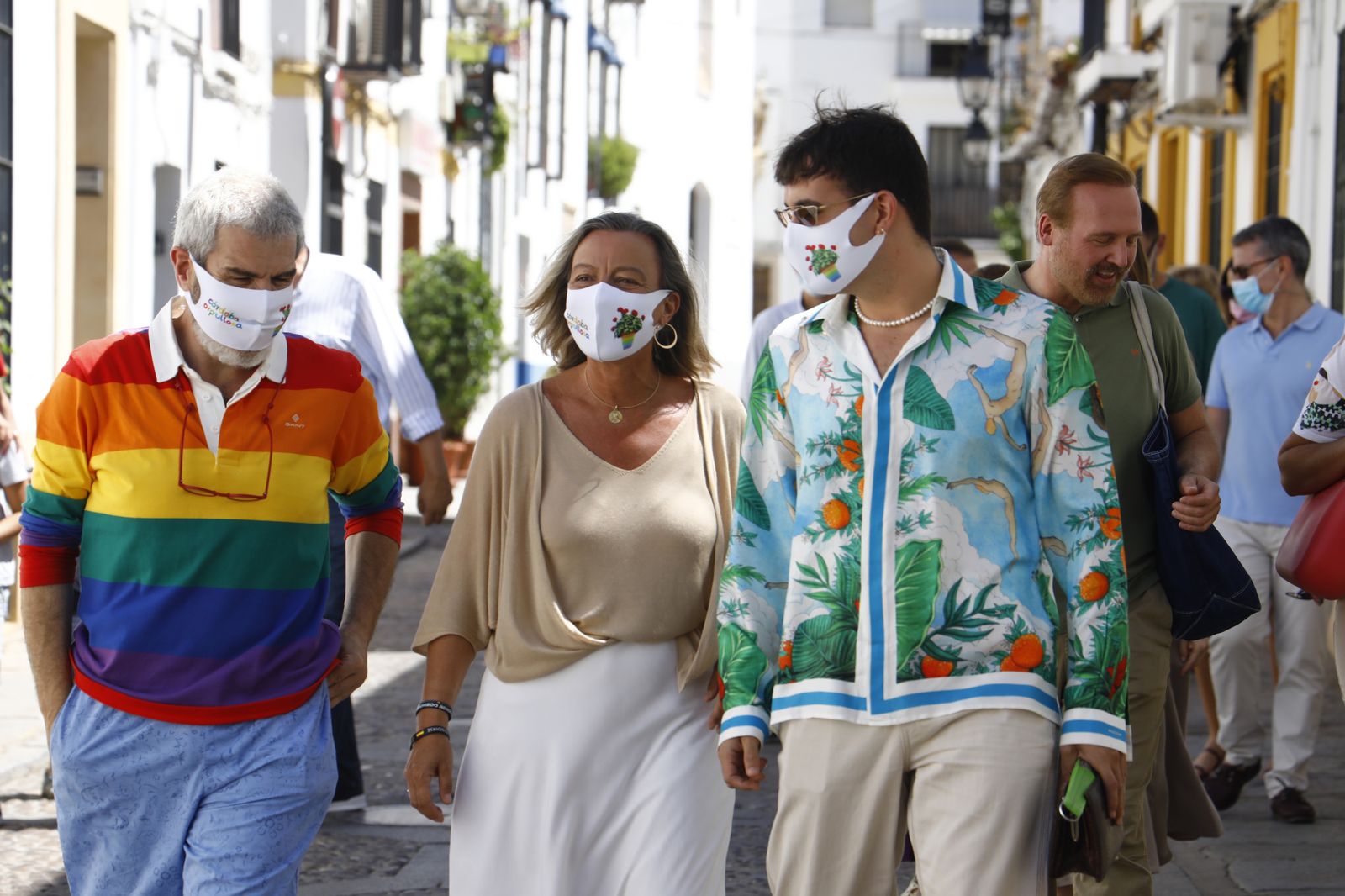 La visita de Lorenzo Caprile y Palomo Spain a los Patios de Córdoba, en imágenes