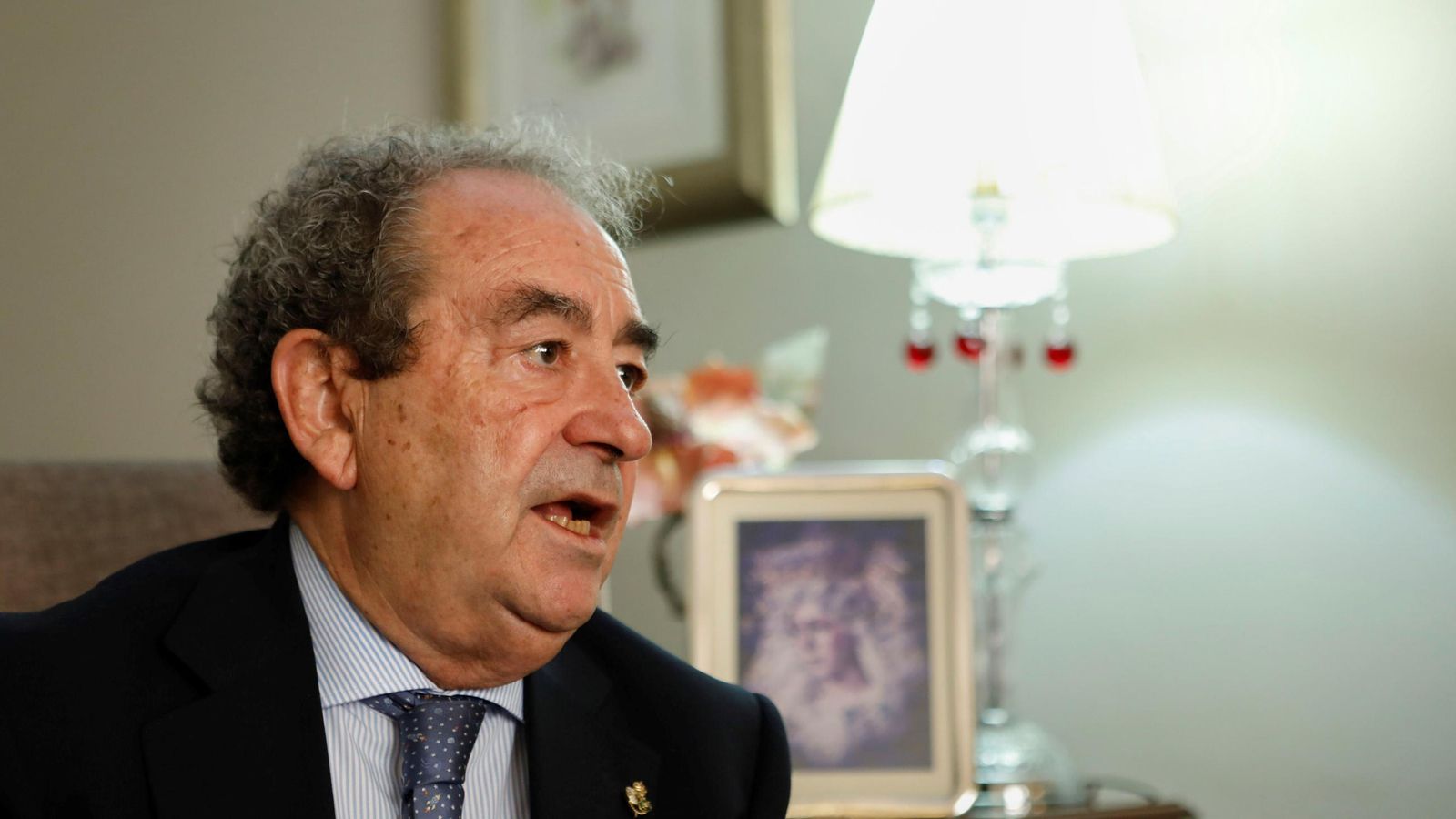 José Antonio Fernández Cabrero, en un momento de la entrevista.