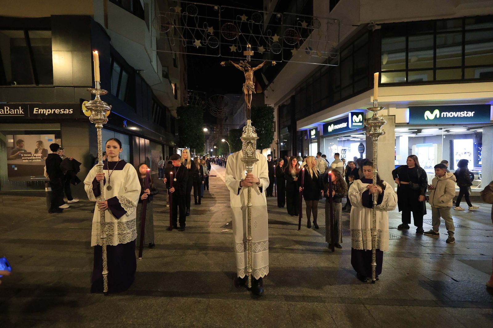Las fotos del Nazareno en el Vía Crucis Oficial del Consejo de Hermandades de Algeciras
