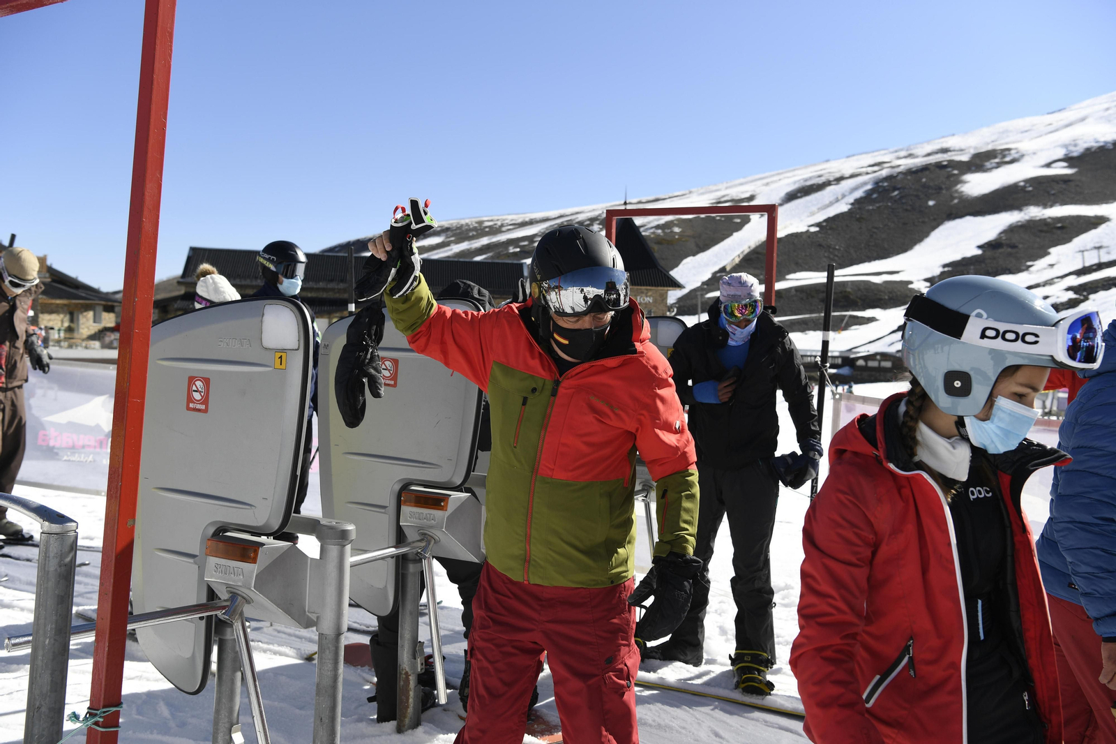 Fotos del último día de esquí en Sierra Nevada