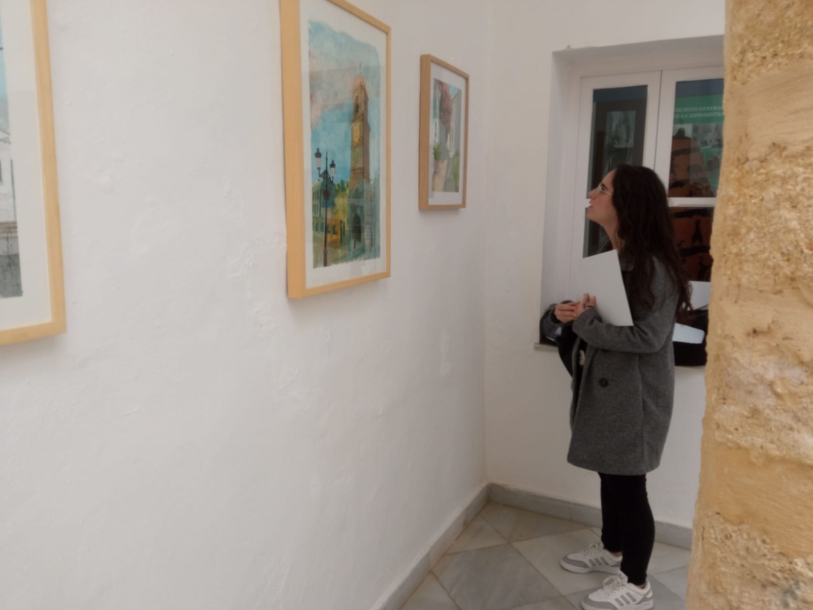 Las acuarelas se podrán contemplar en el patio central del museo.